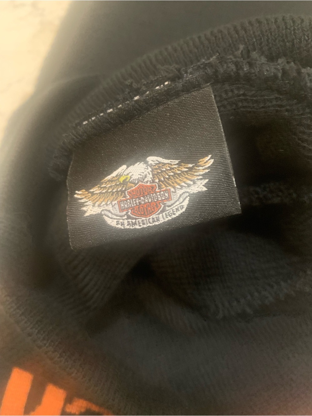 Harley-Davidson Black Hat with neck scarf - Picture 3 of 5